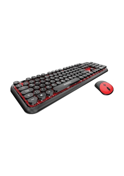 Everest Round KM-6282 Kablosuz Q Multimedia Klavye Mouse Set