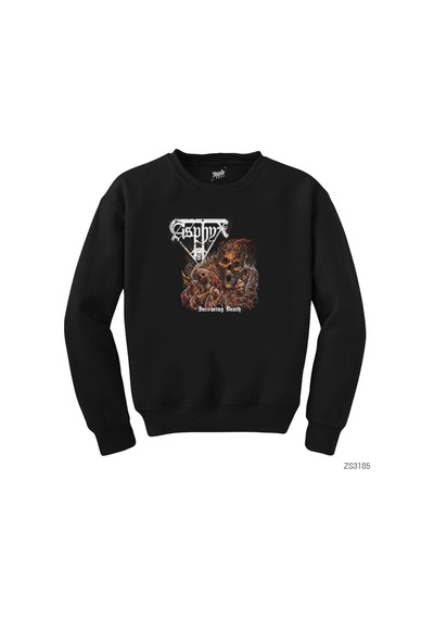 Asphyx Siyah Sweatshirt Siyah