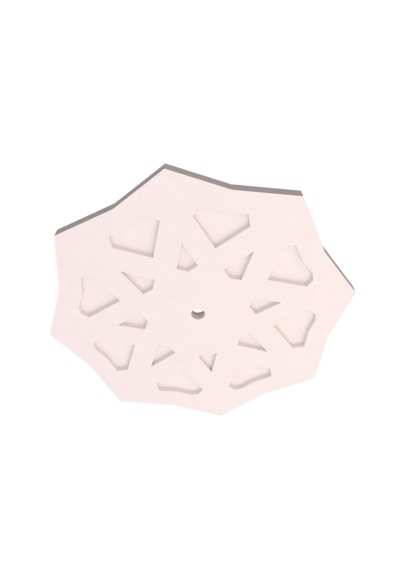 Motifpiyer Lamba Tavan Göbeği-02-model-16gen-56cm-2 Adet Beyaz