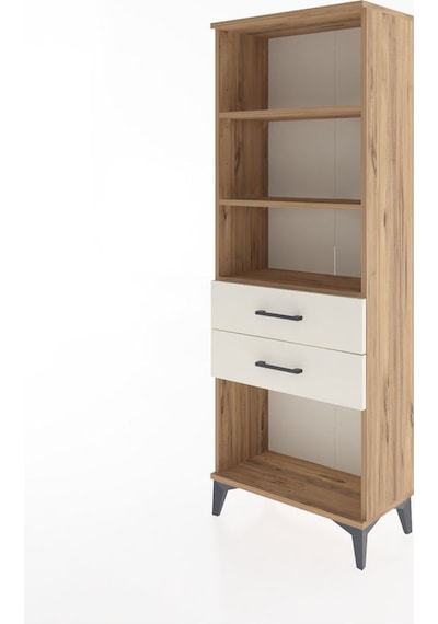 Arges Dolap 3 Raflı 2 Çekmeceli 60x30x163 Çam-aytaşı Atlas Çam