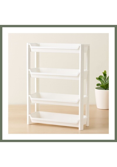 Bezos 4 Katlı Sepet Organizer Raf Düzenleyici 465x145x690 Mm Bezos1 Çok Renkli