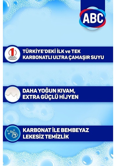 Abc Ultra Çamaşır Suyu Karbonatlı 3250 Ml 2'li Diğer