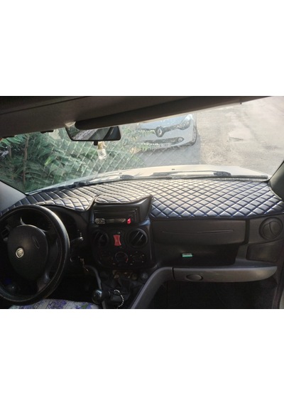 Kapitone Deri Kumaş Fıat Doblo 2007-2010 Torpido Koruma Örtüsü 1 Adet