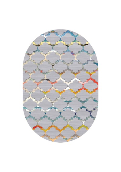 Eliana Home Dijital Baskı 2'li Banyo Paspas Takımı Lna5-hy903 100x60 Ve 60x50 Cm Gri