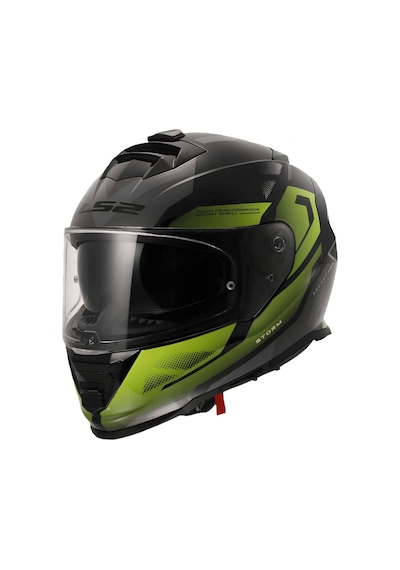 Ls2 Storm 2 Kronos Kapalı Kask Gri - Sarı