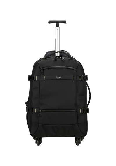 Baggaj S24121 Çekçekli Sırt Çantası Black