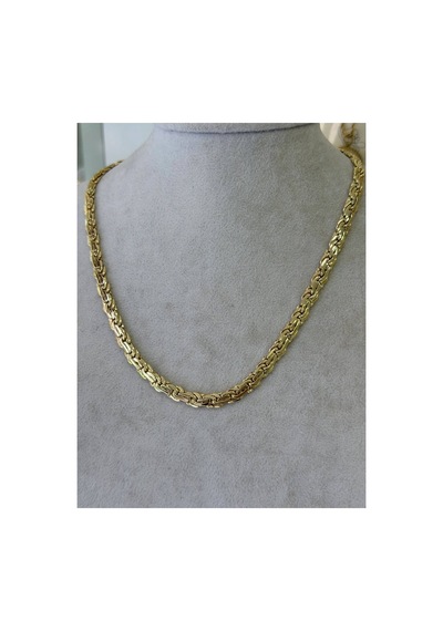 14k Altın Kaplama 45 Cm Sarmal Zincir Kolye Altın