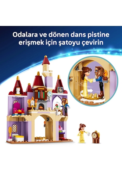 LEGO® ǀ Disney Princess Güzel ve Çirkin’in Büyülü Şatosu 43289 – 5 Yaş Üzeri için 4 Karakter İçeren Oyuncak Yapım Seti (254 Parça)