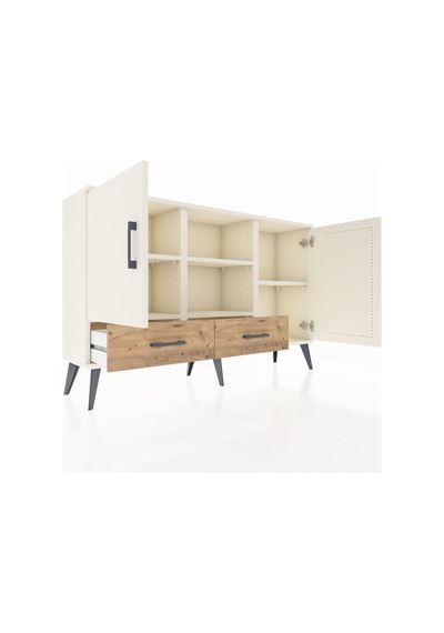Arges Konsol 5 Raflı 2 Çekmeceli 3 Kapaklı 132x30x83 Aytaşı-aytaşı/çam Aytaşı/çam Arges Konsol 5 Raflı 2 Çekmeceli 3 Kapaklı 132x30x83 Aytaşı-aytaşı/çam Aytaşı/çam