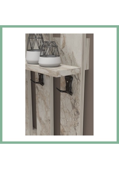 Bşkvirgo Country Duvar Askılığı Beyaz 60 Cm Bsk2026 Bşkvirgo Country Duvar Askılığı Beyaz 60 Cm Bsk2026