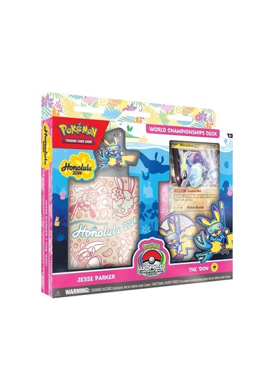 Pokemon Tcg 2024 World Championships Jesse Parker Destesi 60 Kart Pin Coin Playmat Seti Koleksiyonlu