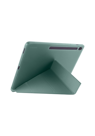 Samsung Galaxy Tab S10 Fe Plus 13.1" Uyumlu Kalem Bölmeli Standlı Tri-folding Tablet Kılıfı Klasik