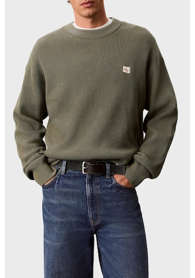 Calvin Klein Pamuklu Relaxed Fit Waffle Kazak Lv04rd313gldy Erkek Kazak Lv04rd313g Ldy Haki Calvin Klein Pamuklu Relaxed Fit Waffle Kazak Lv04rd313gldy Erkek Kazak Lv04rd313g Ldy Haki