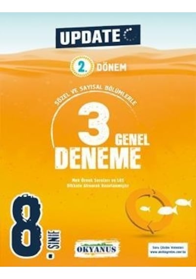 8. Sınıf Update 2. Dönem 3 Genel Deneme -  Okyanus Eğitim