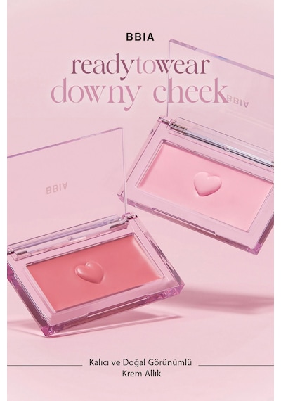 Bbia Kalıcı Ve Doğal Görünümlü Krem Allık Bbıa Ready To Wear Downy Cheek 05 Downy Coral