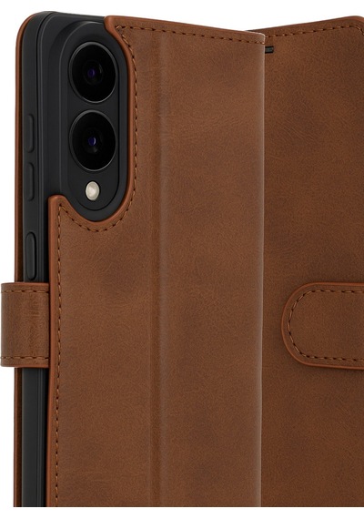 Newface Samsung Uyumlu Galaxy S25 Edge Trend S Plus Kapaklı Kılıf - Taba Taba
