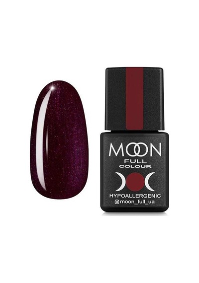 Moon Full Kalıcı Oje Classic Simli Mor Kırmızı No:145