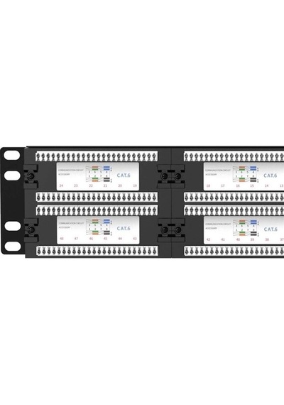 Ods 2u 48port Cat6 Utp Bakır Patch Panel Pp-ucs-2548