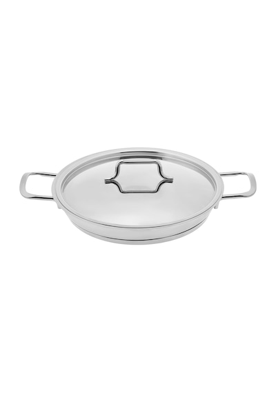Mutfaksever Çelik Grey Künefe Tavası 22 Cm Siyah