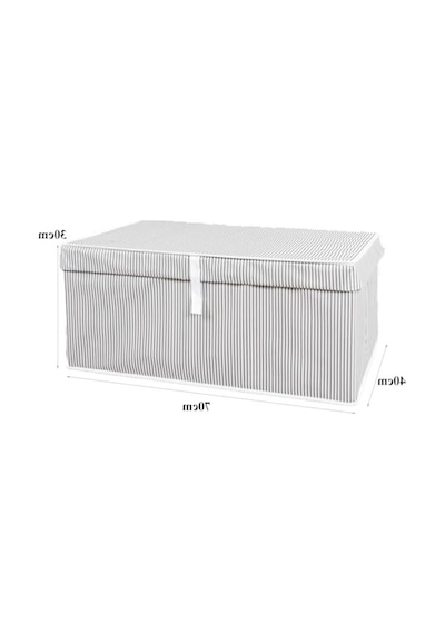Kapaklı Sandık Tipi Organizer, Dayanıklı Ve Katlanabilir - 70x40x30 Cm