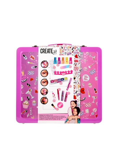 Create It Büyük Metal Kutulu Makyaj Seti