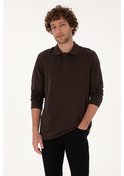 U.s. Polo Assn. Erkek Koyu Kahverengi Sweatshirt 50307688-vr084 Koyu Kahverengi