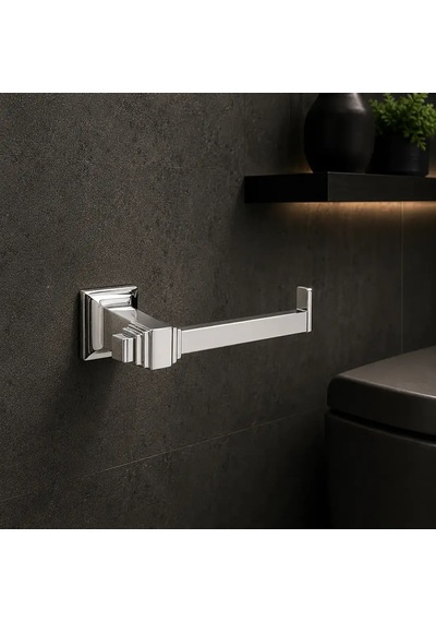 System Kubic Tuvalet Kağıtlığı Krom Ba1005 002 Cr Çok Renkli