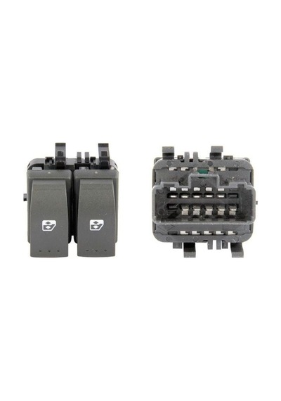 Renault Megane 2 - Sol Ön Cam Açma Düğmesi - Butonu - 8200315034 - Ema