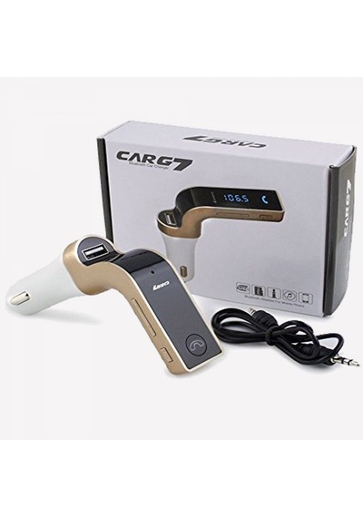Ateştech Car-g7 Bluetooth Araç Fm Transmitter Usb Girişli Siyah