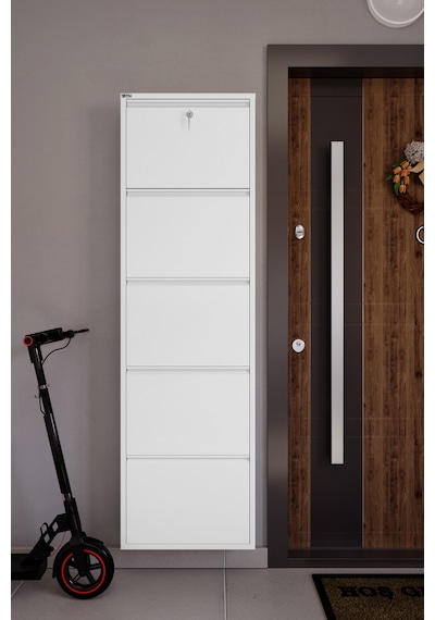 Ceha Kilitli 5'li Metal Ayakkabılık - Kar Beyaz K.AYK-5 /AB9003/KL Beyaz Ceha Kilitli 5'li Metal Ayakkabılık - Kar Beyaz K.AYK-5 /AB9003/KL Beyaz
