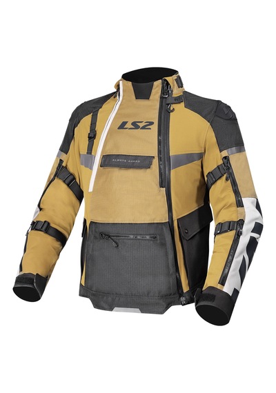 Ls2 X-master Kum-siyah-gri 4 Mevsim Motosiklet Montu