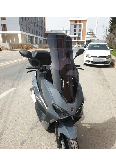 Motocam Rks Vieste 249 Ön Cam 2022-2026 Model 78cm Siyah Renkli 4mm Uzun