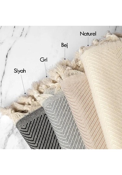 Dc Home Trendy Koltuk Şalı - Natürel - 170x230 Cm Natürel