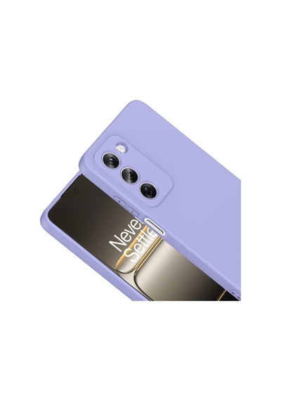 Oppo A5 Kılıf Yumuşak Silikon Kamera Korumalı Lansman Cherena Lila