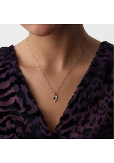 By Golden House Smeraldo Baget Kolye