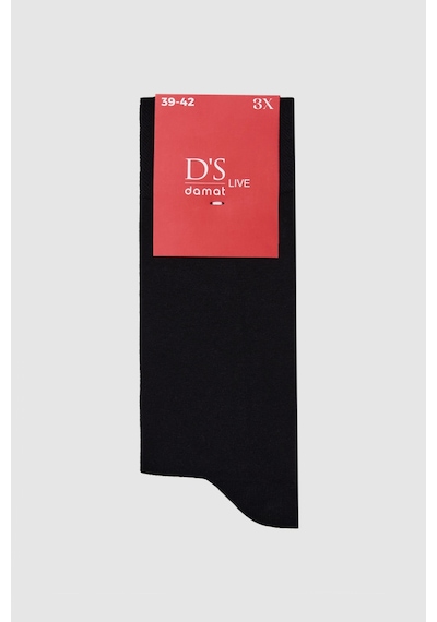D's Damat Ds Damat Siyah 3'lü Çorap Set 4hf16ortcst03 Siyah