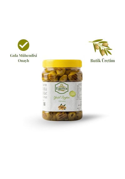 Egelya Akhisar Domat Izgara Yeşil Zeytin 500 G Izgara Dokulu, Dengeli Lezzet