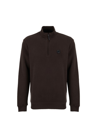 Discovery Expedition D5wm-swt3941 Kahverengi Erkek Sweatshirt Koyu Kahverengi