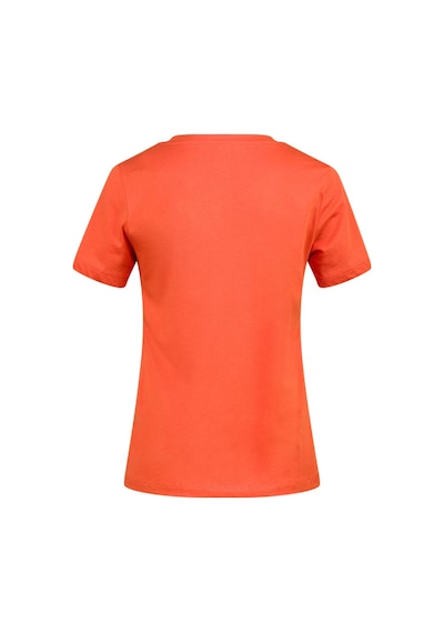 2as Alone Baskılı V Yaka Kadın T-shirt 403 Turuncu