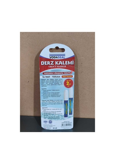 2 Adet Fayans Mermer Derz Dolgusu Boyama Boyası Kalemi Beyaz Hızlı Kuruyan Su Bazlı Kokusuz Yenileme