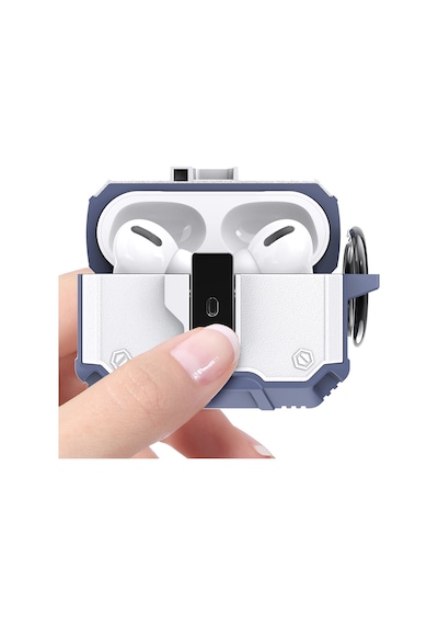 Apple AirPods Uyumlu Pro 3 Kılıf Zore Airbag 27 Silikon Siyah