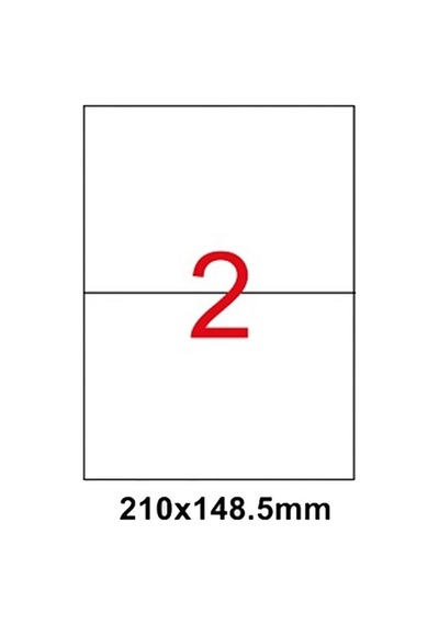 Multiofis 210X148.5 MM Laser Etiket 5102
