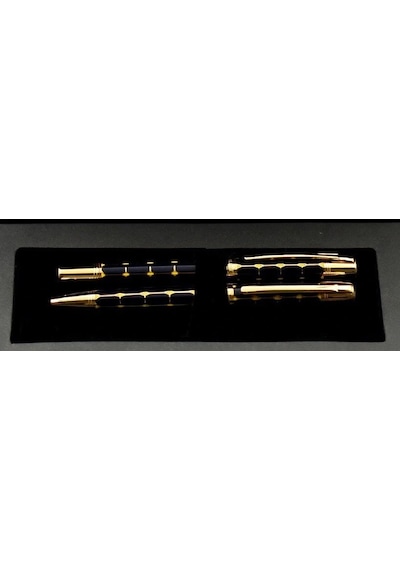 Steelpen Dolma+tükenmez Kalem Blue Lake Gold 800-43 Çok Renkli