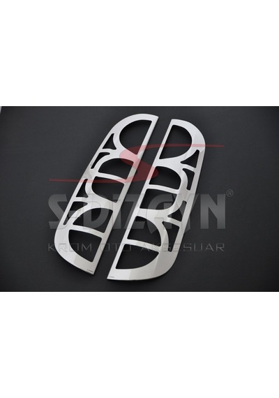 S-Dizayn  Fiat Doblo Krom Stop Çerçevesi 2 Prç 2006-2010
