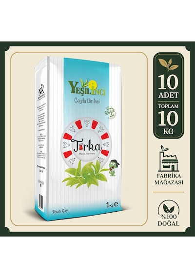 Yeşil İnci Turka Çay 10 x 1 KG