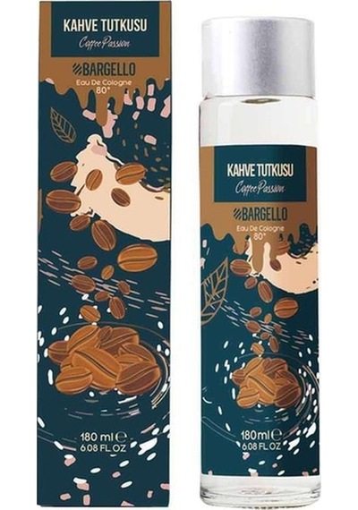 Bargello Kahve Tutkusu 180 Ml Cam Dökme Kapak Kolonya Edc