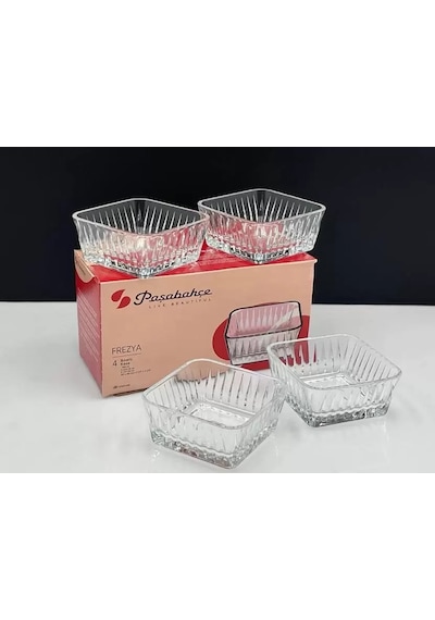 Paşabahçe Frezya 530313 Kase 4 Lü şeffaf