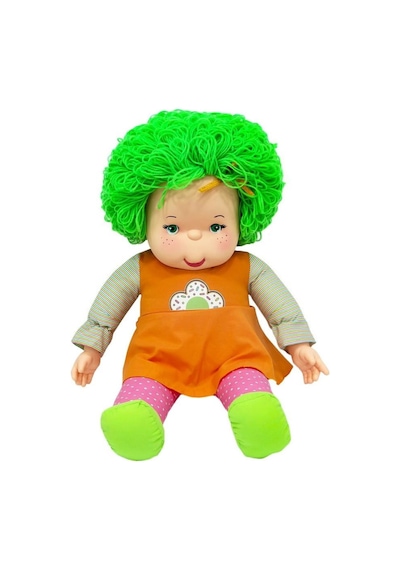 Unutulmaz Bir Hediye - 70 Cm Lahana Saçlı Gökkuşağı Bebek
