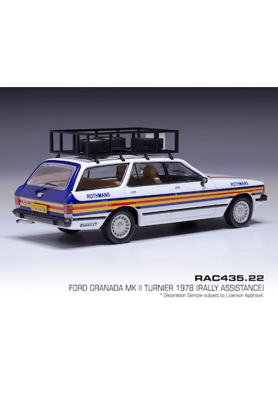1:43 Ölçek Ixo 1980 Ford Granada Mk Iı Turnier, Rothmans, Rally Assistance Diecast Metal Minyatür Model Araba 10cm