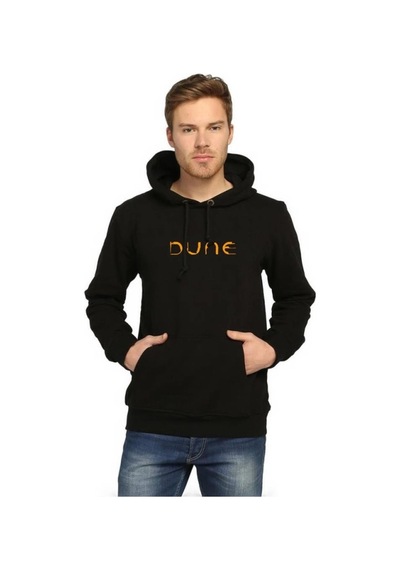 Bant Giyim - Dune Siyah Kapşonlu Erkek Sweatshirt